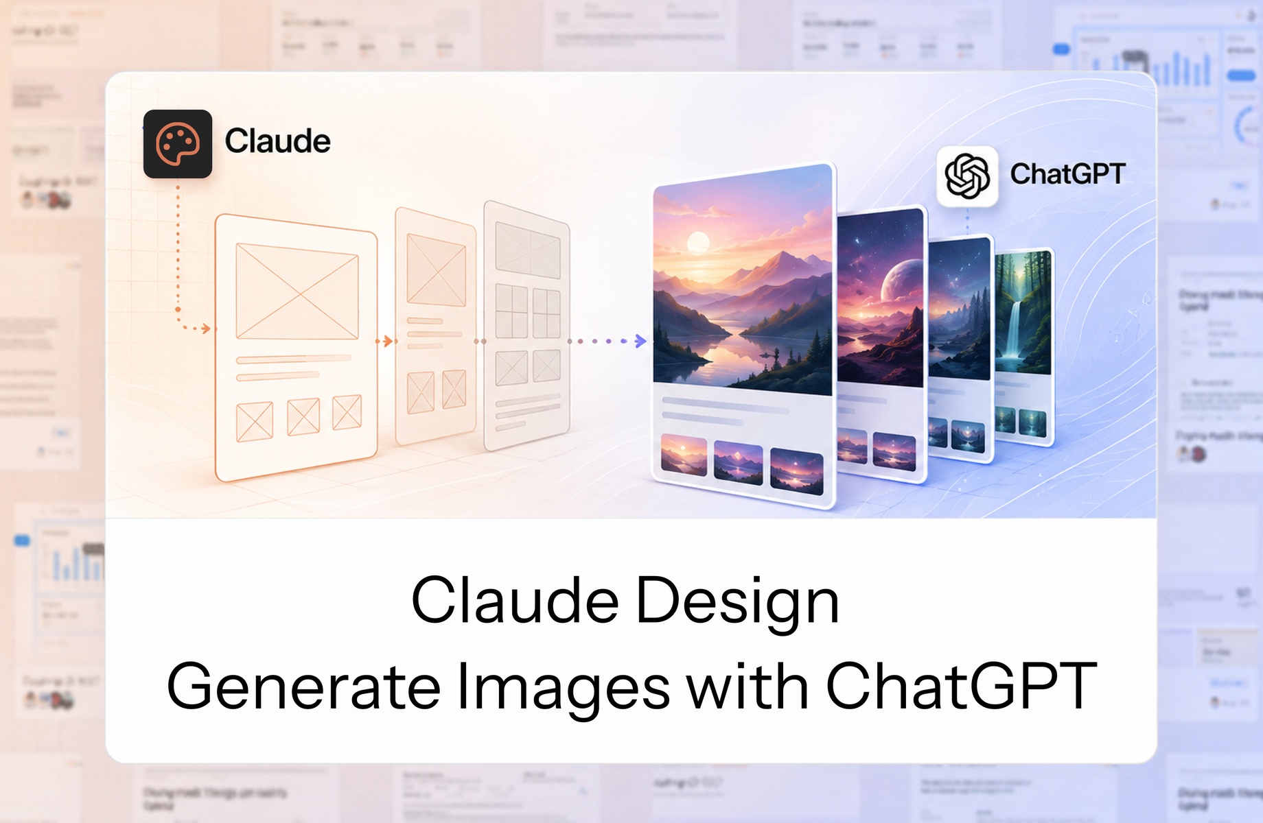 How to Generate Images for Claude Design with ChatGPT